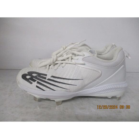 USED  New Balance Men\'s FuelCell 4040 V6 Metal Baseball Shoe, White/Black-SIZE 7 main image 6
